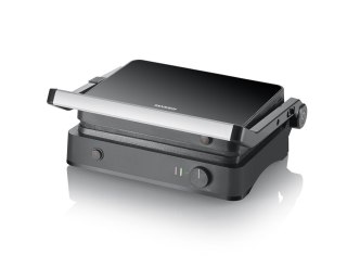 SEVERIN GRILL KONTAKTOWY, POWŁOKA CERAMICZNA, TEMP. MAKS. 230°C, WYJMOWANE PŁYTY GRILLOWE, KABEL 80 CM, MOC 800W KG 2398