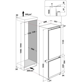 Chłodziarko-zamrażarka WHIRLPOOL WH SP70 T122