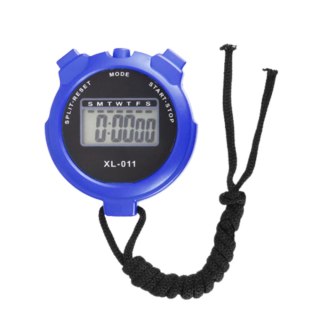 Stoper Cyfrowy LCD Elektroniczny Sportowy XL-011 Niebieski