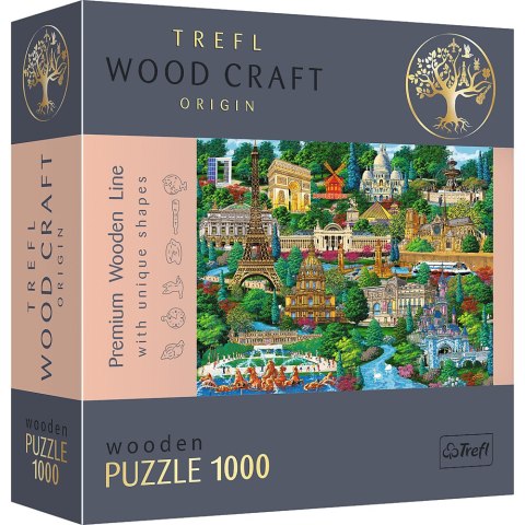 1000 Puzzle Drewniane - Francja - znane miejsca 20150