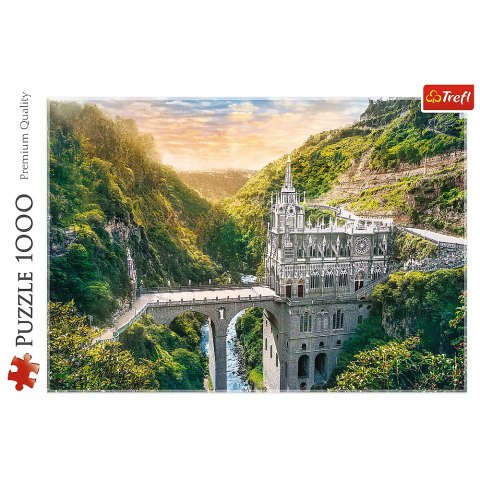 Puzzles - 1000 - Sanktuarium Las Lajas, Kolumbia