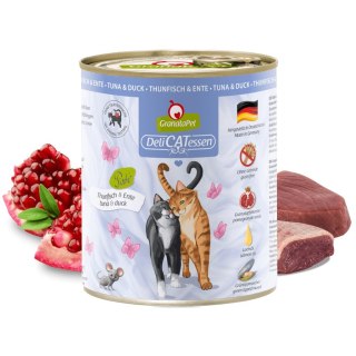 GranataPet DeliCatessen tuńczyk i kaczka karma mokra dla kota 800g