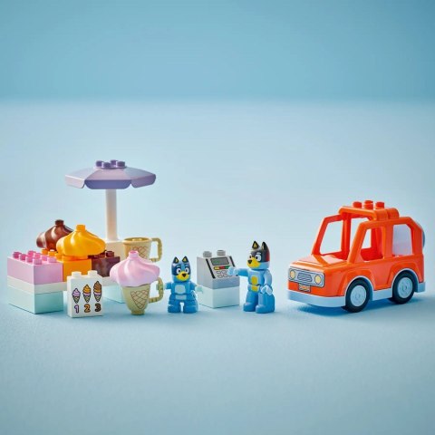 Lego 10458 Bluey - Wyprawa po lody z Blue