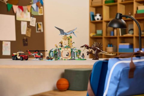 Lego 76976 Jurassic World - Powietrzna misja z kecalkoatlem i spinozaurem