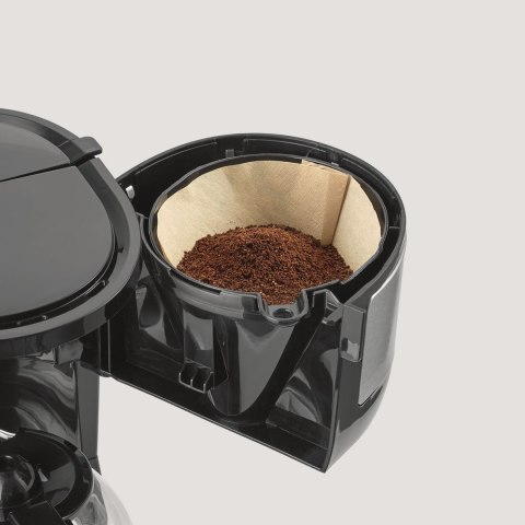 SEVERIN EKSPRES PRZELEWOWY DO KAWY INOX, POJ. DZBANKA 0,4 L, POJ. ZBIORNIKA 0,6 L, FILTR 1X2, PŁYTA GRZEWCZA, MOC 750W KA4808