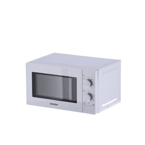 SEVERIN KUCHENKA MIKROFALOWA BIAŁA, POJ. 20 L, STEROWANIE MECHANICZNE, WNĘTRZE LAKIEROWANE, 5 POZIOMÓW MOCY, MOC 700 W MW7770