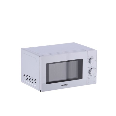SEVERIN KUCHENKA MIKROFALOWA BIAŁA, POJ. 20 L, STEROWANIE MECHANICZNE, WNĘTRZE LAKIEROWANE, 5 POZIOMÓW MOCY, MOC 700 W MW7770