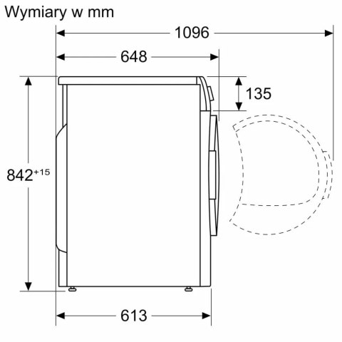 Suszarka do bielizny BOSCH WQG233DNPL