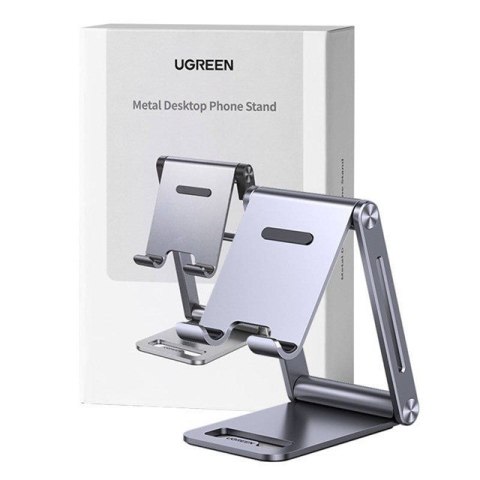 Ugreen Aluminiowa regulowana podstawka na telefon/tablet (szary)