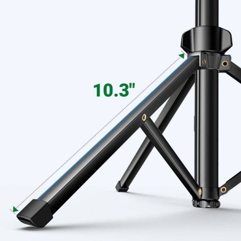 Ugreen selfie stick ze stojakiem i pilotem LP680 1.8m (czarny)