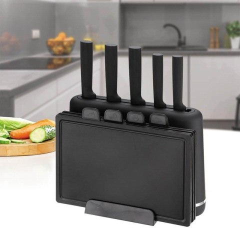 Zestaw noży i desek MR-1412-BLACK MAESTRO