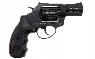 Rewolwer hukowy alarmowo sygnałowy ZORAKI R1-K6L BAS lufa 2,5" kal. .22 Long Blank czarny (R1256BMP-BAS)