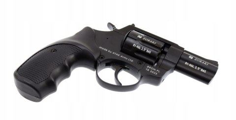 Rewolwer hukowy alarmowo sygnałowy ZORAKI R1-K6L BAS lufa 2,5" kal. .22 Long Blank czarny (R1256BMP-BAS)