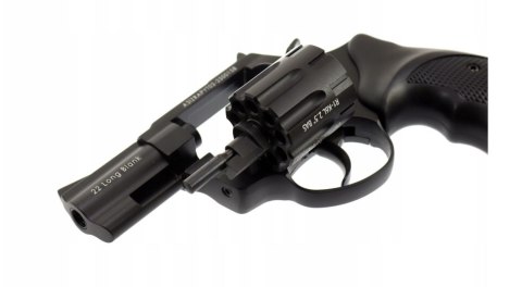 Rewolwer hukowy alarmowo sygnałowy ZORAKI R1-K6L BAS lufa 2,5" kal. .22 Long Blank czarny (R1256BMP-BAS)
