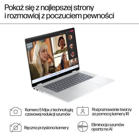 HP Envy 16-AC0013D Ultra 5 125U 16" WUXGA Touch 16GB SSD512 BLKB x360 Win11 Glacier Silver (REPACK) 2Y