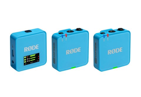 RODE Wireless GO III (niebieski) - System mikrofonów bezprzewodowych