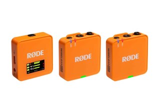 RODE Wireless GO III (pomarańczowy) - System mikrofonów bezprzewodowych