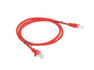 Patchcord Lanberg PCU6-10CC-0100-R (UTP - UTP; 1m; czerwony)