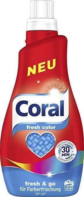 Coral żel do prania tkanin kolorowych 22 prania