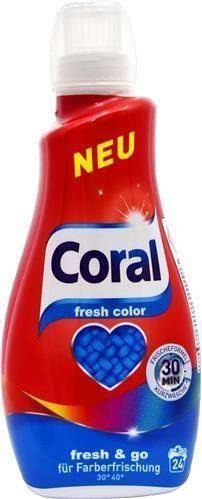 Coral żel do prania tkanin kolorowych 24 prania