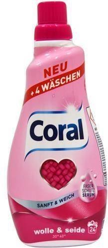 Coral żel do prania tkanin wełnianych i jedwabiu 24 prania