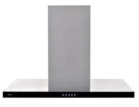 Okap kominowy AKPO WK-4 FENIKS SLIM GLASS 90 (435,6 m3/h; 900mm; kolor czarny)
