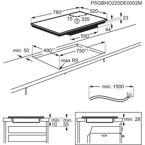 Płyta indukcyjna ELECTROLUX EIS82453