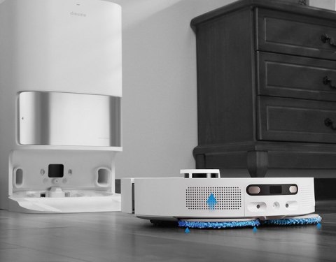 Robot sprzątający ze stacją Dreame L10s Ultra (biało-srebrny) (WYPRZEDAŻ)