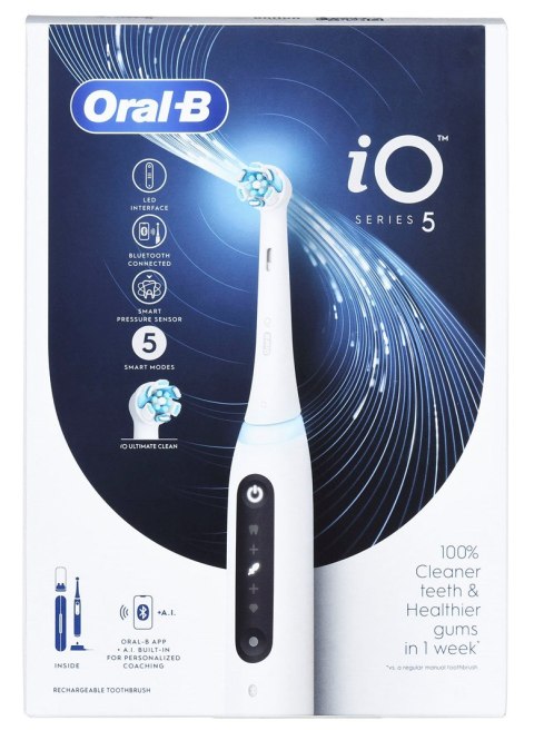Braun Oral-B Szczoteczka elektryczn iO5 Quite White (WYPRZEDAŻ)