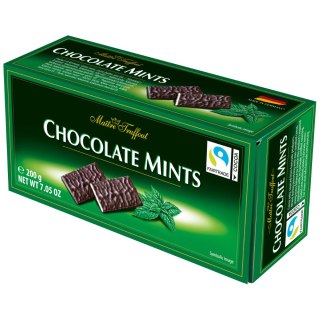 Maitre Truffout Talarki Czekoladowe z Kremem Miętowym 200 g