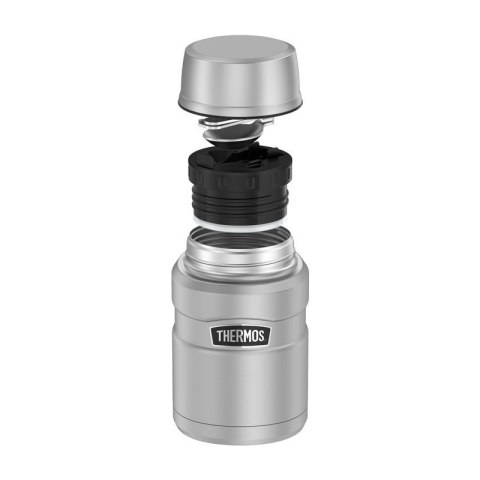 Termos na jedzenie 710 ml z składaną łyżką i kubkiem THERMOS - zieleń wojskowa