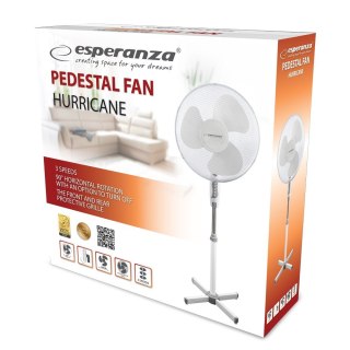 ESPERANZA WENTYLATOR STOJĄCY HURRICANE BIAŁY EHF001WW
