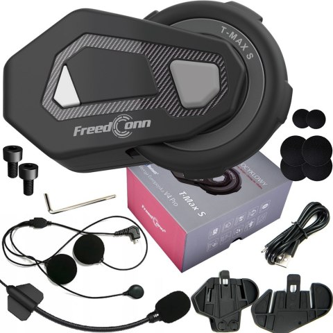 Interkom motocyklowy FreedConn T-Max S V4 Pro Single (WYPRZEDAŻ)