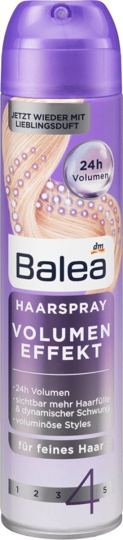 Balea Volumen Effekt Lakier do Włosów 4 300 ml