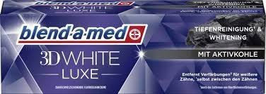Blend-a-med 3D White Luxe mit Aktivkohle 75 ml