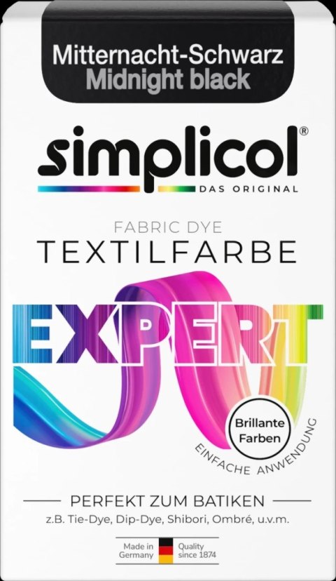 Simplicol Expert Barwnik do Tkanin Mitternacht-Schwarz 150 g