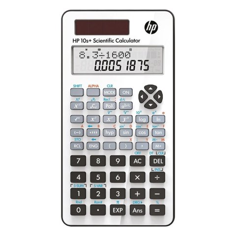 HP Kalkulator naukowy biurowy HP 10SPLUS/INT BX, 240 funkcji, 147x77x24mm, biały