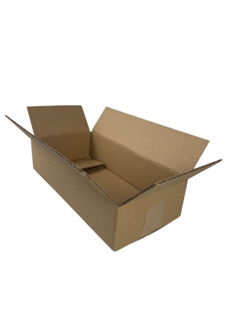KARTON KLAPOWY, pudełko zrobione z tektury 3W 3 warstwowej, kolor szaro/brązowy, 300x300x100mm 380G/M2 20 SZTUK