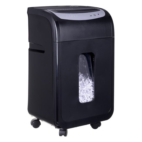Niszczarka Activejet ASH-2502C, P-4, 28 l, ścinki 4x40 mm, 25 kartek, czarna