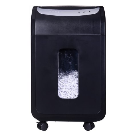 Niszczarka Activejet ASH-2502C, P-4, 28 l, ścinki 4x40 mm, 25 kartek, czarna