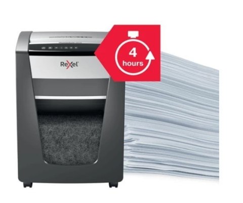 Rexel Niszczarka Momentum M515, P-5, 30L, 15 kartek, tnie na ścinki 2 x 15 mm, czarna