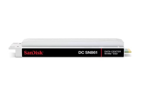 Dysk SSD SanDisk (Western Digital) SN861 7.68TB E1.S (15mm) NVMe Gen5 WUS6A7676PKP8X7 (DWPD 1) TCG