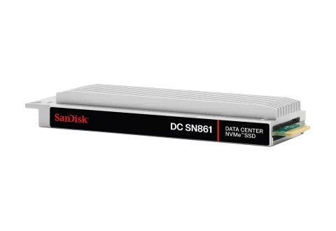 Dysk SSD SanDisk (Western Digital) SN861 7.68TB E1.S (15mm) NVMe Gen5 WUS6A7676PKP8X7 (DWPD 1) TCG