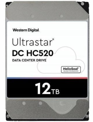 Dysk serwerowy HDD Western Digital Ultrastar DC HC520 (He12) HUH721212ALE600 (12 TB; 3.5"; SATA III) (WYPRZEDAŻ)