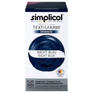 Simplicol Intensiv Barwnik do Tkanin Nacht-Blau Nocny Błękit