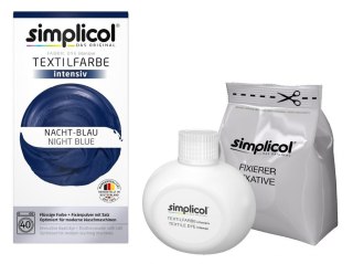 Simplicol Intensiv Barwnik do Tkanin Nacht-Blau Nocny Błękit