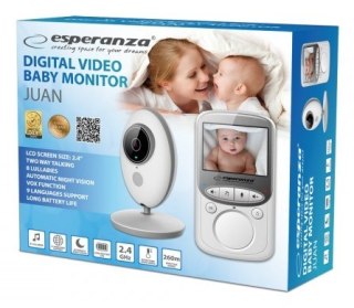 ESPERANZA NIANIA ELEKTRONICZNA Z WYŚWIETLACZEM LCD 2.4" JUAN EHM003