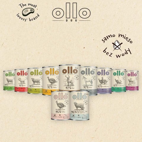 Ollo Puppy Pure Indyk 850g