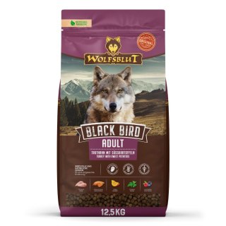 WOLFSBLUT Black Bird Adult turkey/sweet potat.12,5kg
