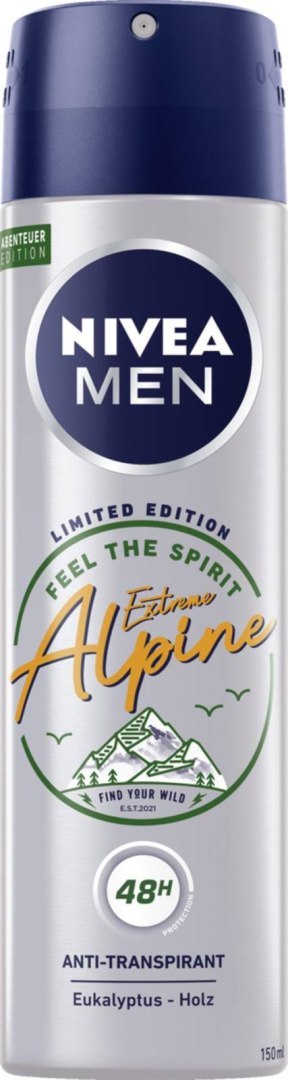 Nivea Men Extreme Alpine Antyperspirant Spray 150 ml